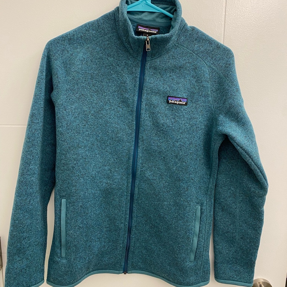 Patagonia Teal Full Zip Better Sweater